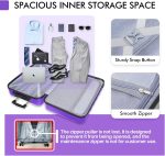 AnyZip Luggage Sets 3 Piece PC ABS Hardside Lightweight Suitcase with 4 Universal Wheels TSA Lock Carry On 20 24 28 Inch Light Blue - Image 7